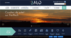 Desktop Screenshot of mairie-baud.fr